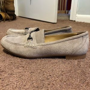 Franco Sarto Beige Women’s Loafers